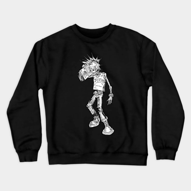 The Foetus All Skeleton Review Crewneck Sweatshirt by silentrob668